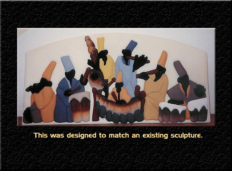 picture of sculpture - Fireplace Mantel Art
